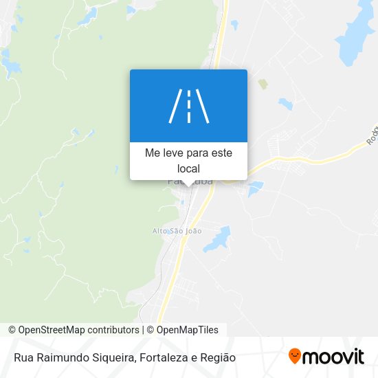 Rua Raimundo Siqueira mapa