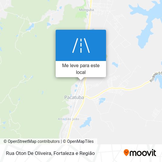Rua Oton De Oliveira mapa