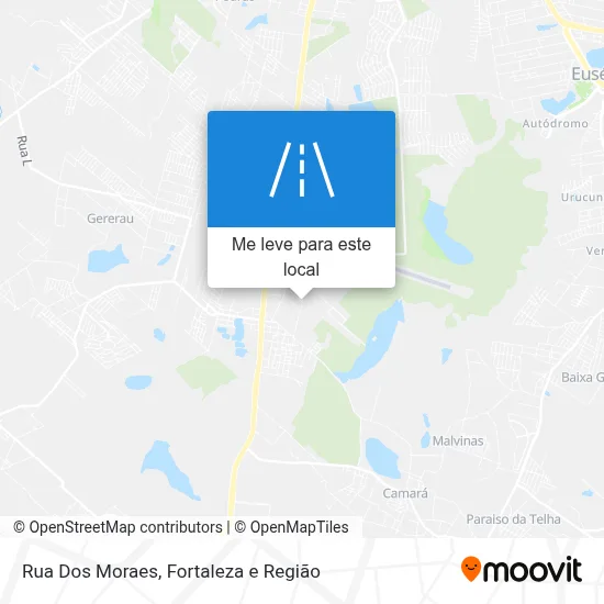 Rua Dos Moraes mapa