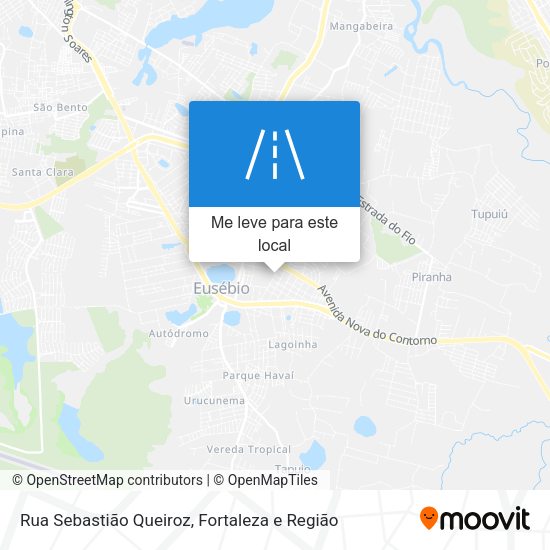 Rua Sebastião Queiroz mapa