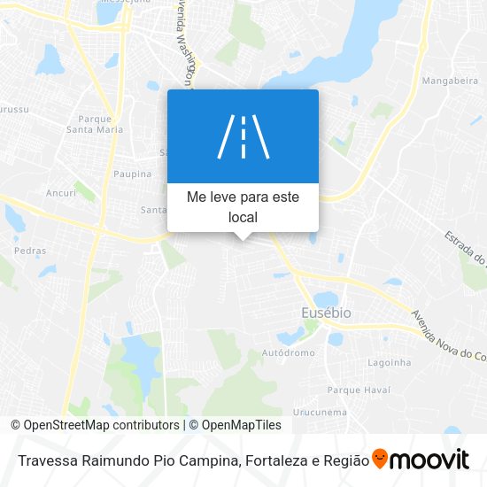 Travessa Raimundo Pio Campina mapa