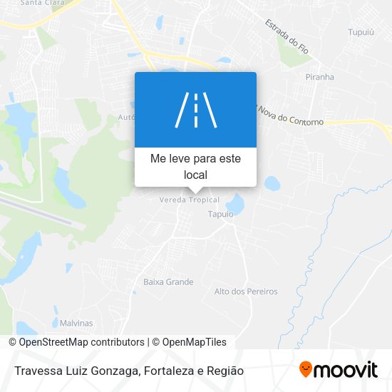 Travessa Luiz Gonzaga mapa