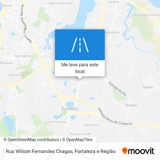 Rua Wilson Fernandes Chagas mapa