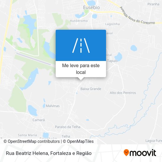 Rua Beatriz Helena mapa