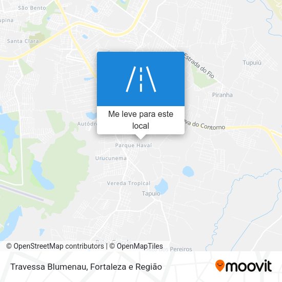 Travessa Blumenau mapa