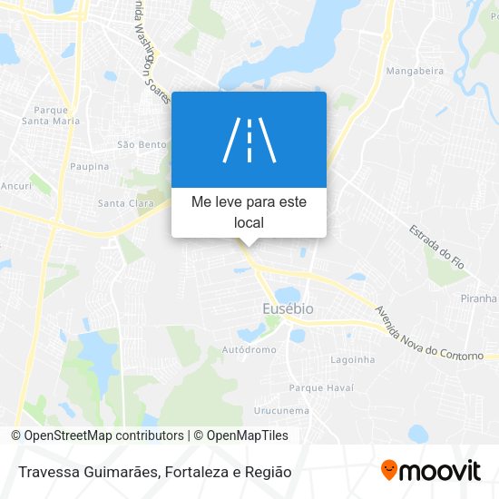 Travessa Guimarães mapa