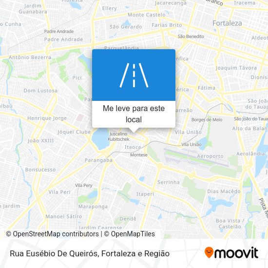 Rua Eusébio De Queirós mapa