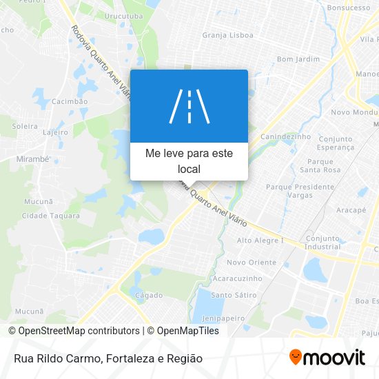 Rua Rildo Carmo mapa