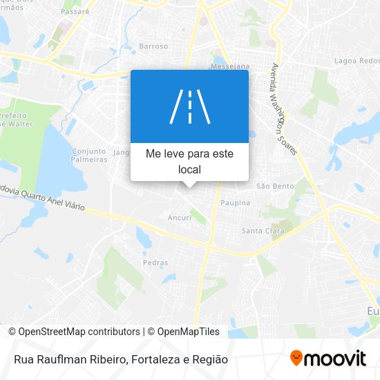 Rua Rauflman Ribeiro mapa