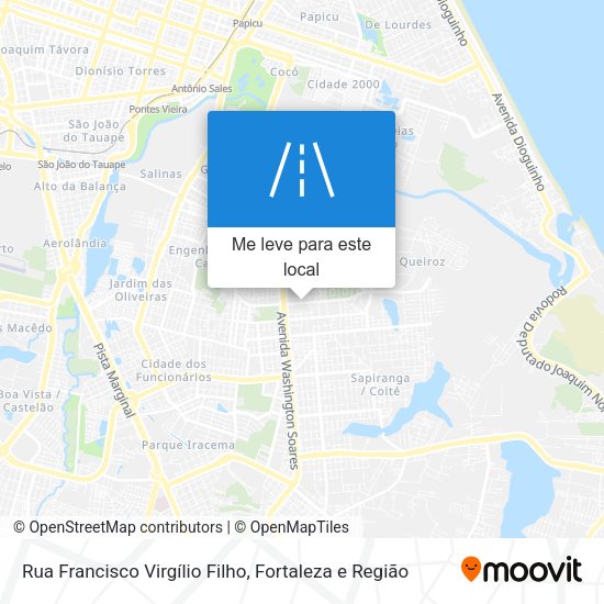 Rua Francisco Virgílio Filho mapa