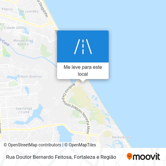 Rua Doutor Bernardo Feitosa mapa