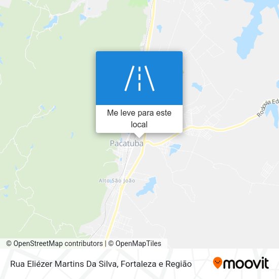 Rua Eliézer Martins Da Silva mapa