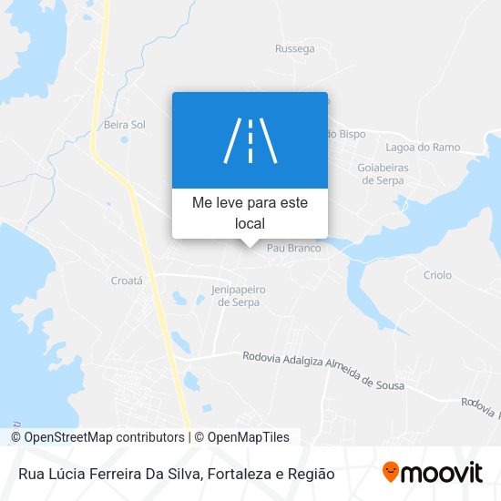 Rua Lúcia Ferreira Da Silva mapa