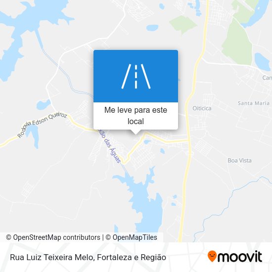 Rua Luiz Teixeira Melo mapa