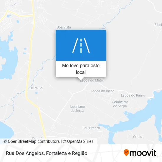 Rua Dos Angelos mapa