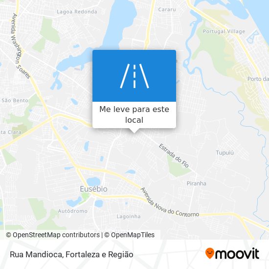 Rua Mandioca mapa