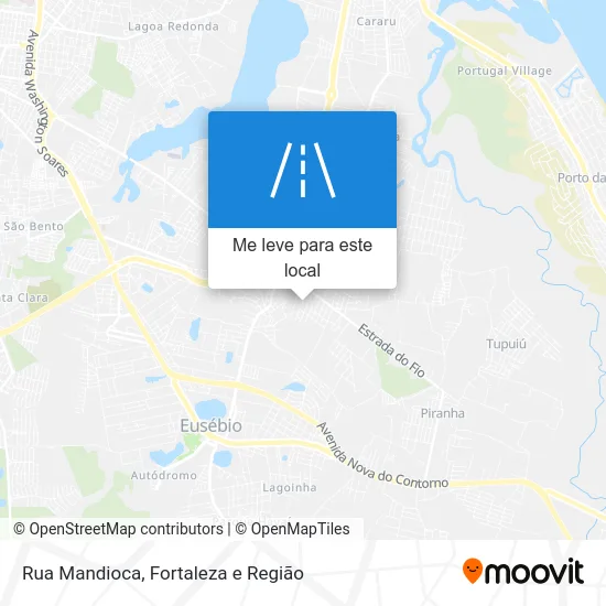 Rua Mandioca mapa