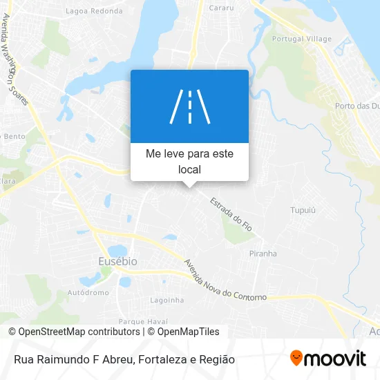 Rua Raimundo F Abreu mapa