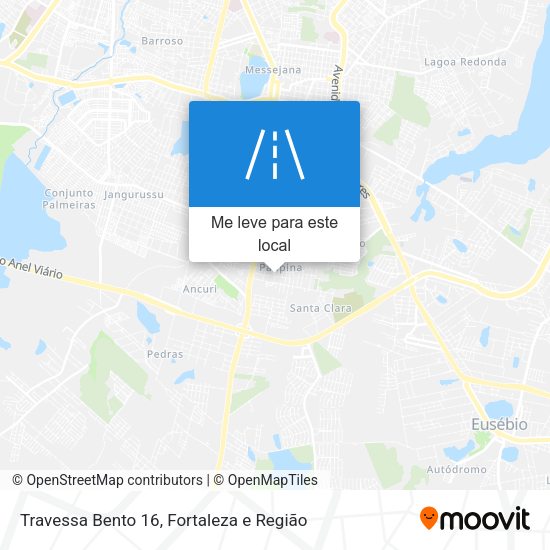 Travessa Bento 16 mapa