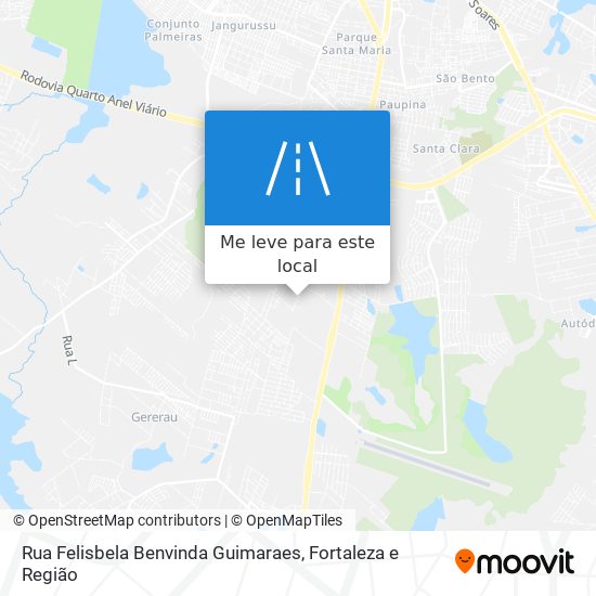 Rua Felisbela Benvinda Guimaraes mapa