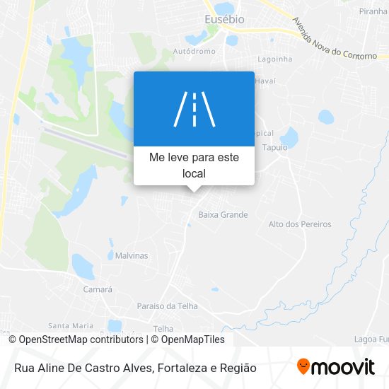 Rua Aline De Castro Alves mapa