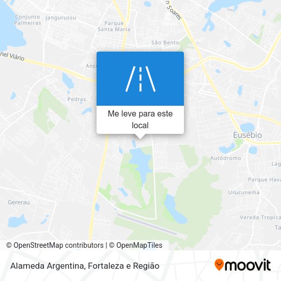 Alameda Argentina mapa