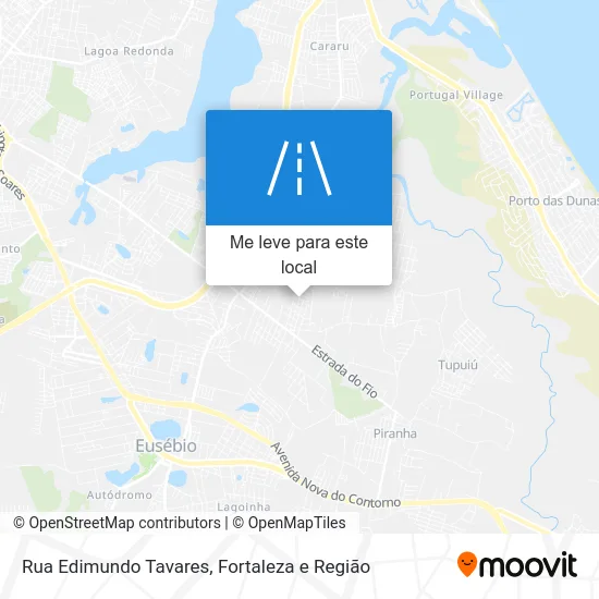 Rua Edimundo Tavares mapa