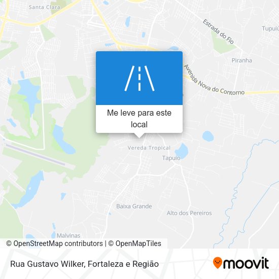 Rua Gustavo Wilker mapa