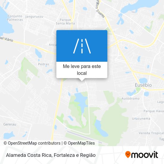 Alameda Costa Rica mapa