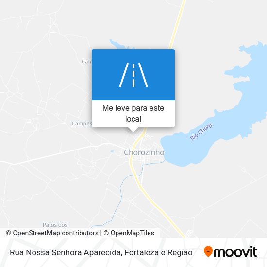 Rua Nossa Senhora Aparecida mapa