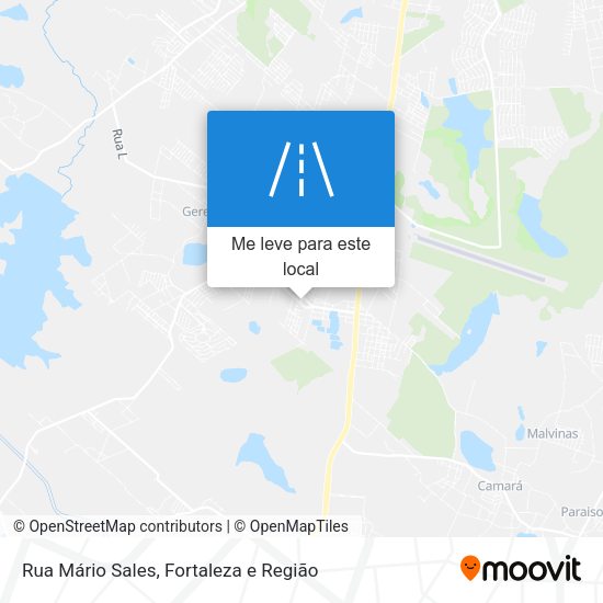 Rua Mário Sales mapa