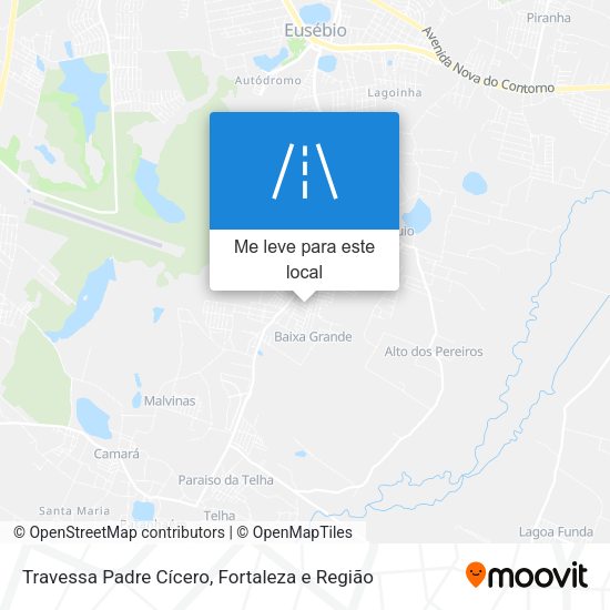 Travessa Padre Cícero mapa