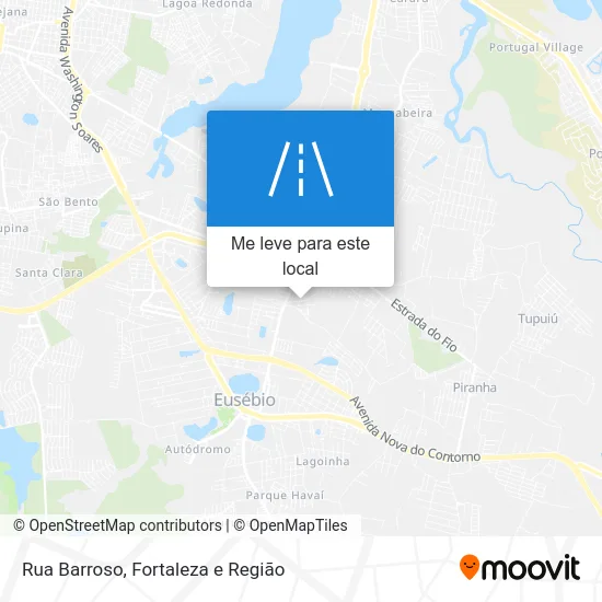Rua Barroso mapa