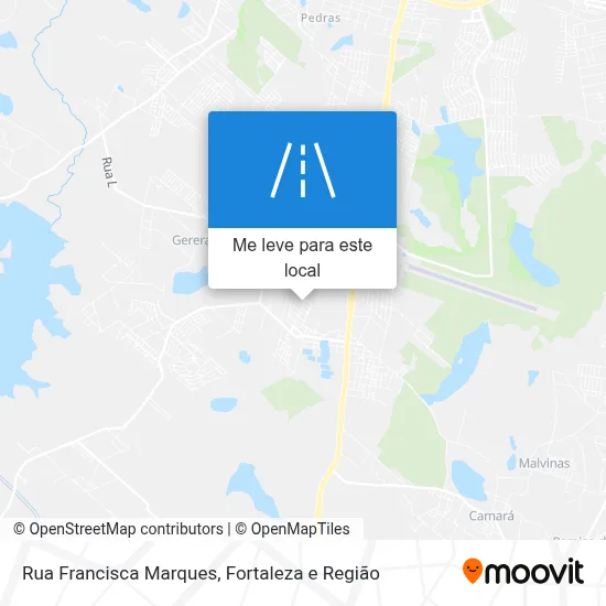 Rua Francisca Marques mapa