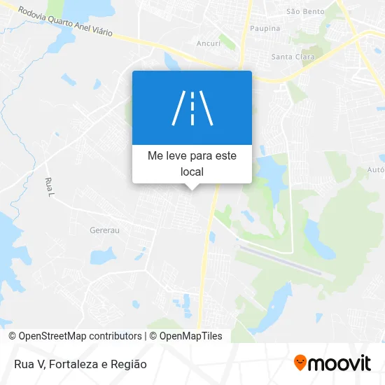Rua V mapa