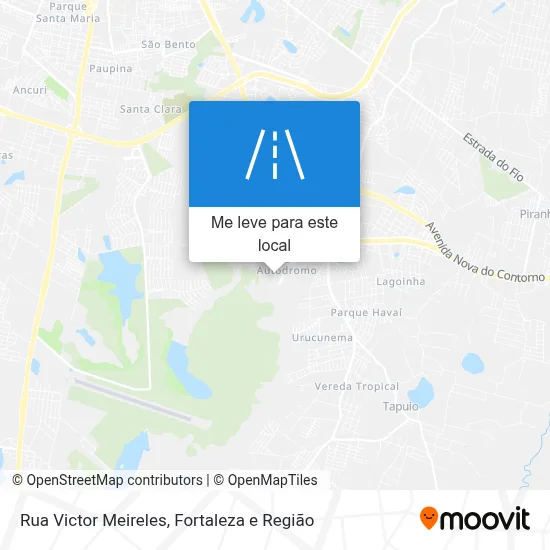 Rua Victor Meireles mapa