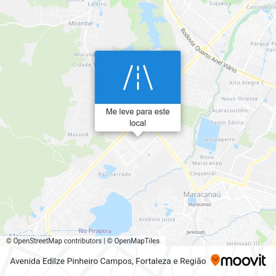 Avenida Edilze Pinheiro Campos mapa