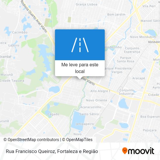Rua Francisco Queiroz mapa