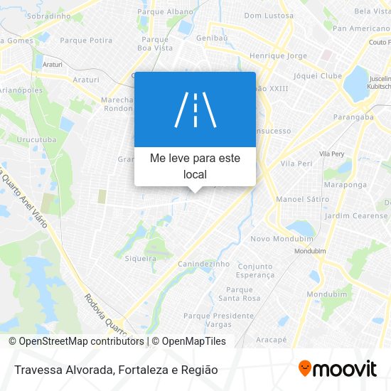 Travessa Alvorada mapa