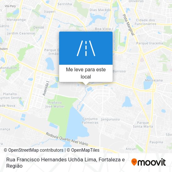 Rua Francisco Hernandes Uchôa Lima mapa