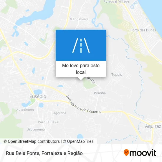 Rua Bela Fonte mapa