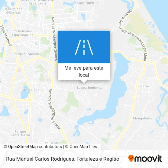 Rua Manuel Carlos Rodrigues mapa
