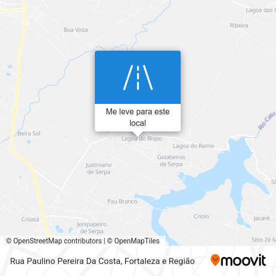 Rua Paulino Pereira Da Costa mapa