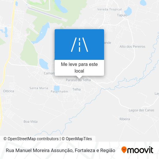 Rua Manuel Moreira Assunção mapa