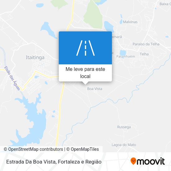 Estrada Da Boa Vista mapa