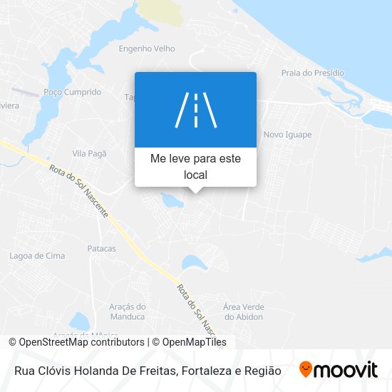 Rua Clóvis Holanda De Freitas mapa