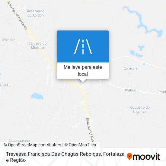 Travessa Francisca Das Chagas Rebolças mapa