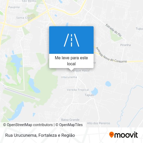 Rua Urucunema mapa