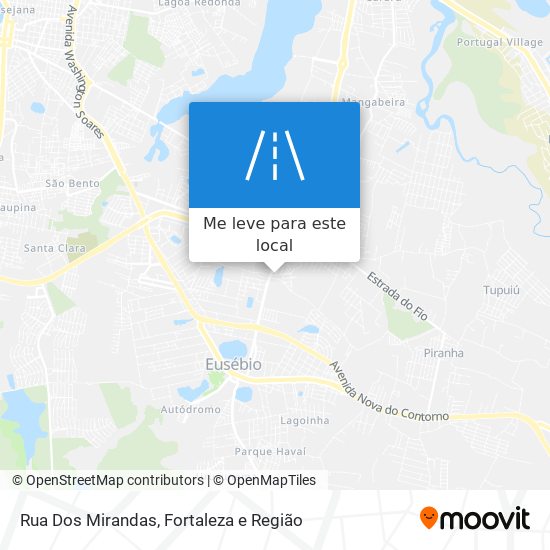 Rua Dos Mirandas mapa