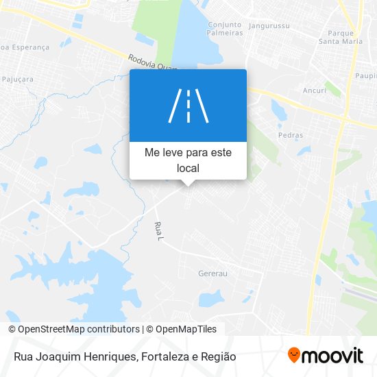 Rua Joaquim Henriques mapa